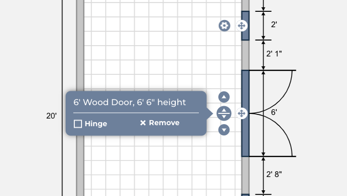 Door options and sizes for customized sheds